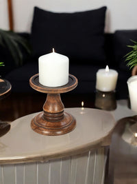 Unscented Pillar Candles Set of 16, 3 inches D x 3 inches H each