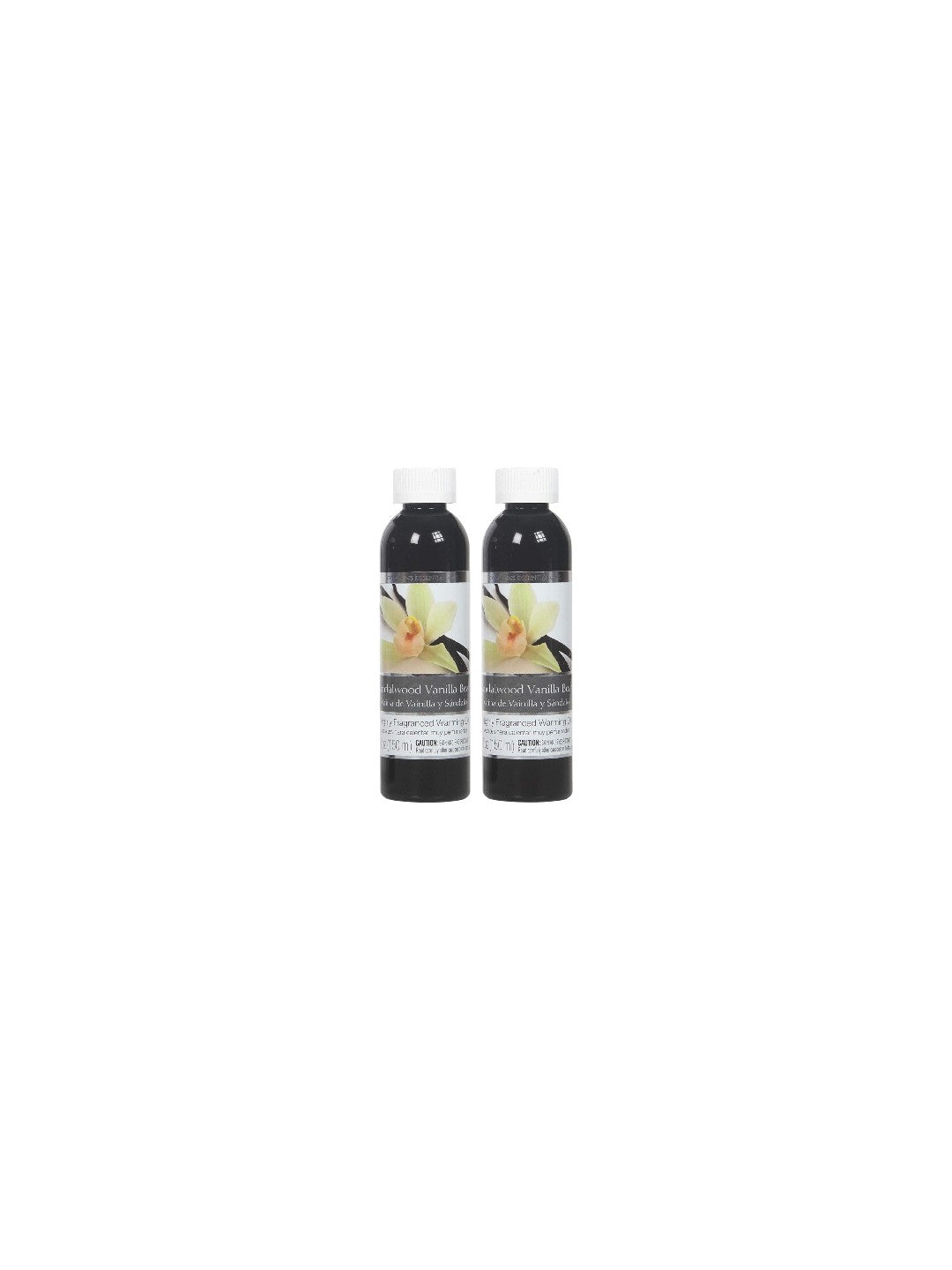 Set of 2, 5 oz Sandalwood Vanilla Bean Fragrance Warming Oils. Ideal Gift for Weddings, spa, Reiki, Meditation, Bathroom Settings. P1