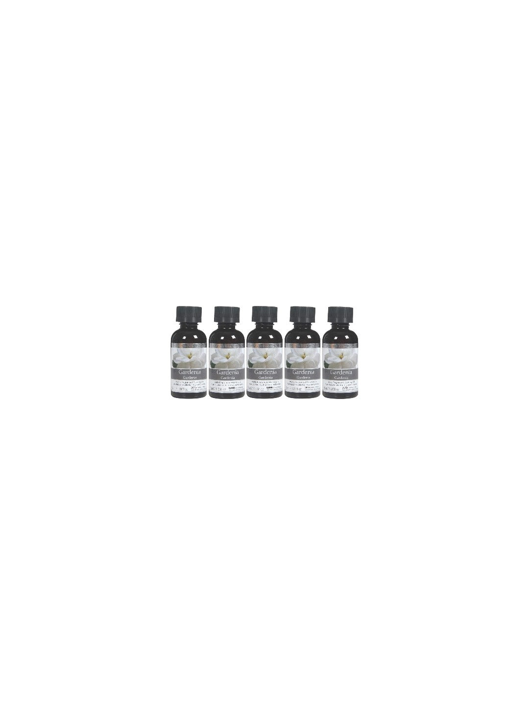Gardenia Fragrance Warming Oils Oils for Aromatherapy Meditation, Yoga, Spa Highly Scented Fragrance Oils for Home 55 ml Bottles Pack of 5