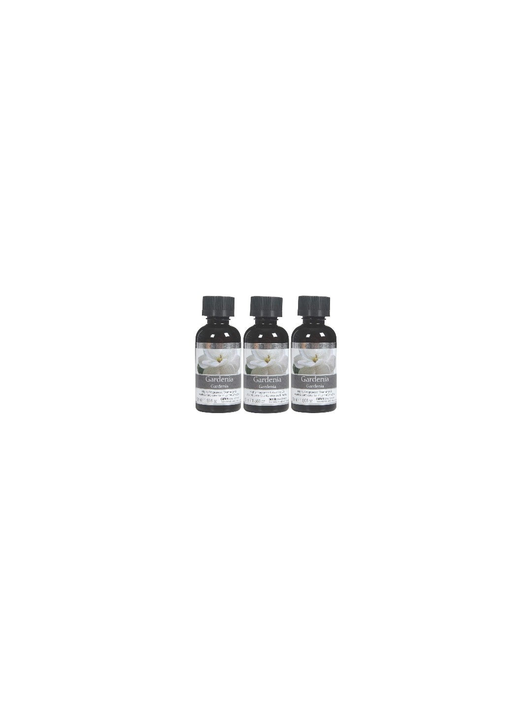 Set of 3 Gardenia Fragrance Warming Oils 55 Milliliter. Ideal Gift for Weddings Spa Meditation Settings P1