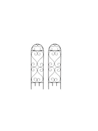 Iron Scroll Planter Trellis, Set of 2 , 27 inches High each