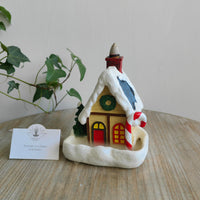 Christmas House Incense Cone Holder | Apple Cinnamon