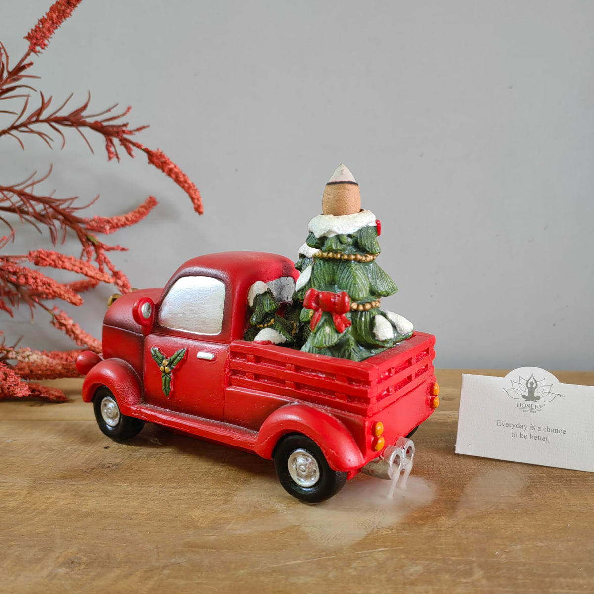 Christmas Truck Incense Cone Holder | Apple Cinnamon