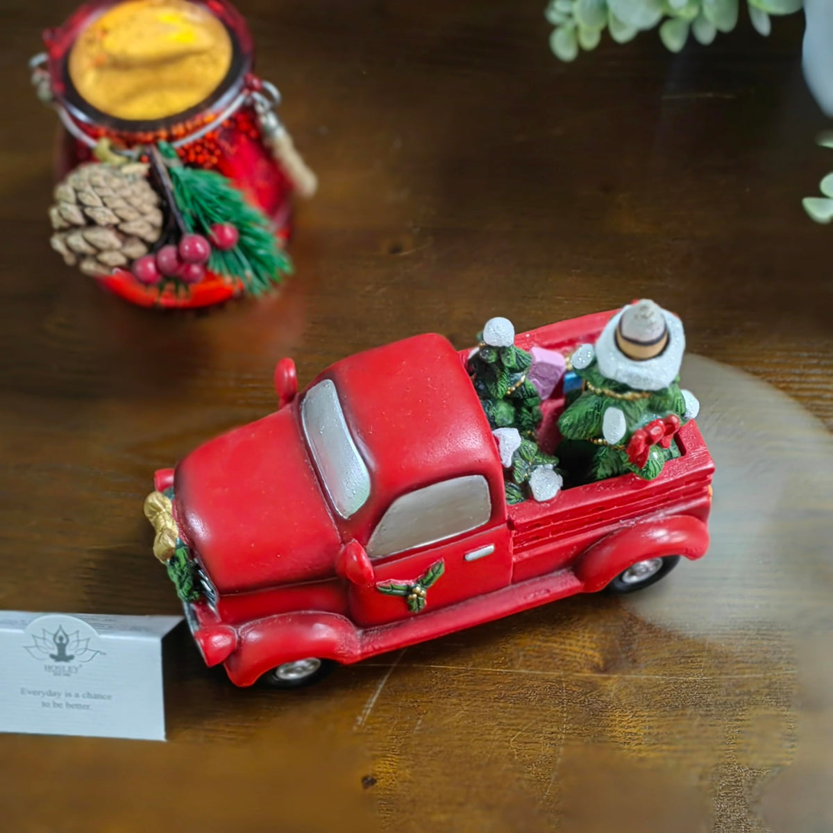 Christmas Truck Incense Cone Holder | Apple Cinnamon