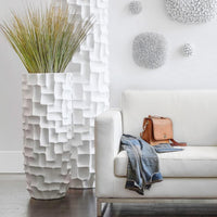 HOSLEY®  Ceramic Nimbus Wall Decor, White Glazed,  Set of 2 , 4.25 inches Dia. Each