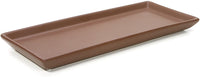 Ceramic Tray, Brown Color, 11 inches Long