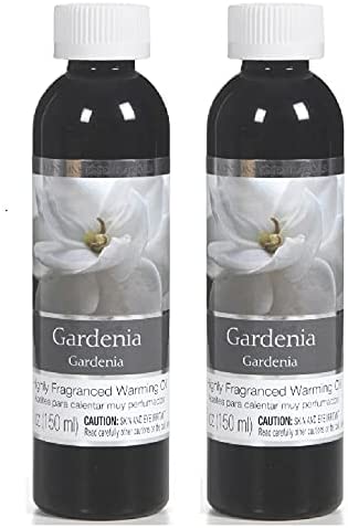 Set of 2 Fragrance Warming Oils for Oil Warmers, Diffusers, and Potpourri Burners Aromatic Elegance and Long-Lasting Scent Gardenia Bliss 5Oz