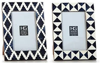 Wood Photo Frame, Set of 2, 4 x 6, 8 inches High each