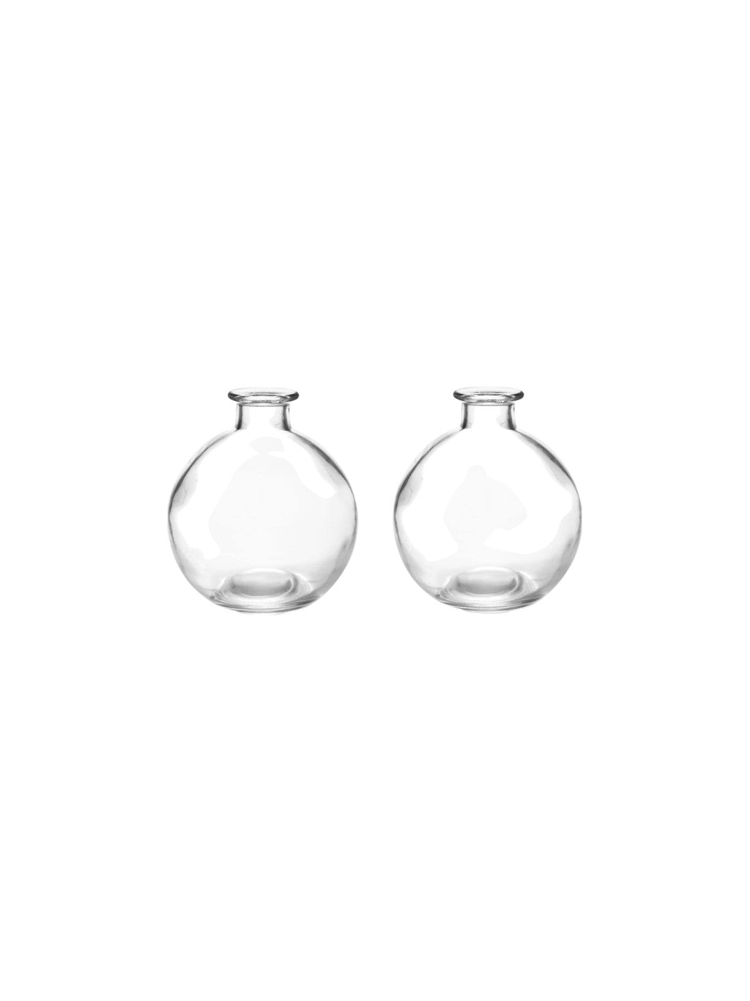 Clear Glass Vases/Diffuser Bottles | Set of 2