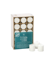 Unscented Votive Candles, White Color, Set of 240