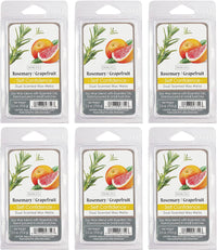 Rosemary Grapefruit  Wax Cubes,  Set of 6,  2.5oz each