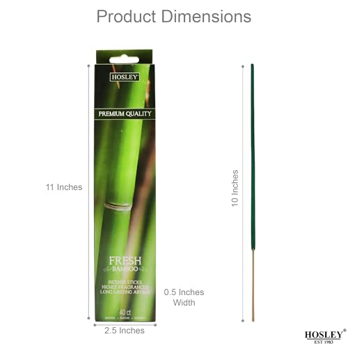 Fresh Bamboo Fragrance Incense Stick Essential Oils Infusion for Long-Lasting Aromatherapy Bliss Holistic Relaxation in Every Box Pack of 240 Incense Stick Pack of 6