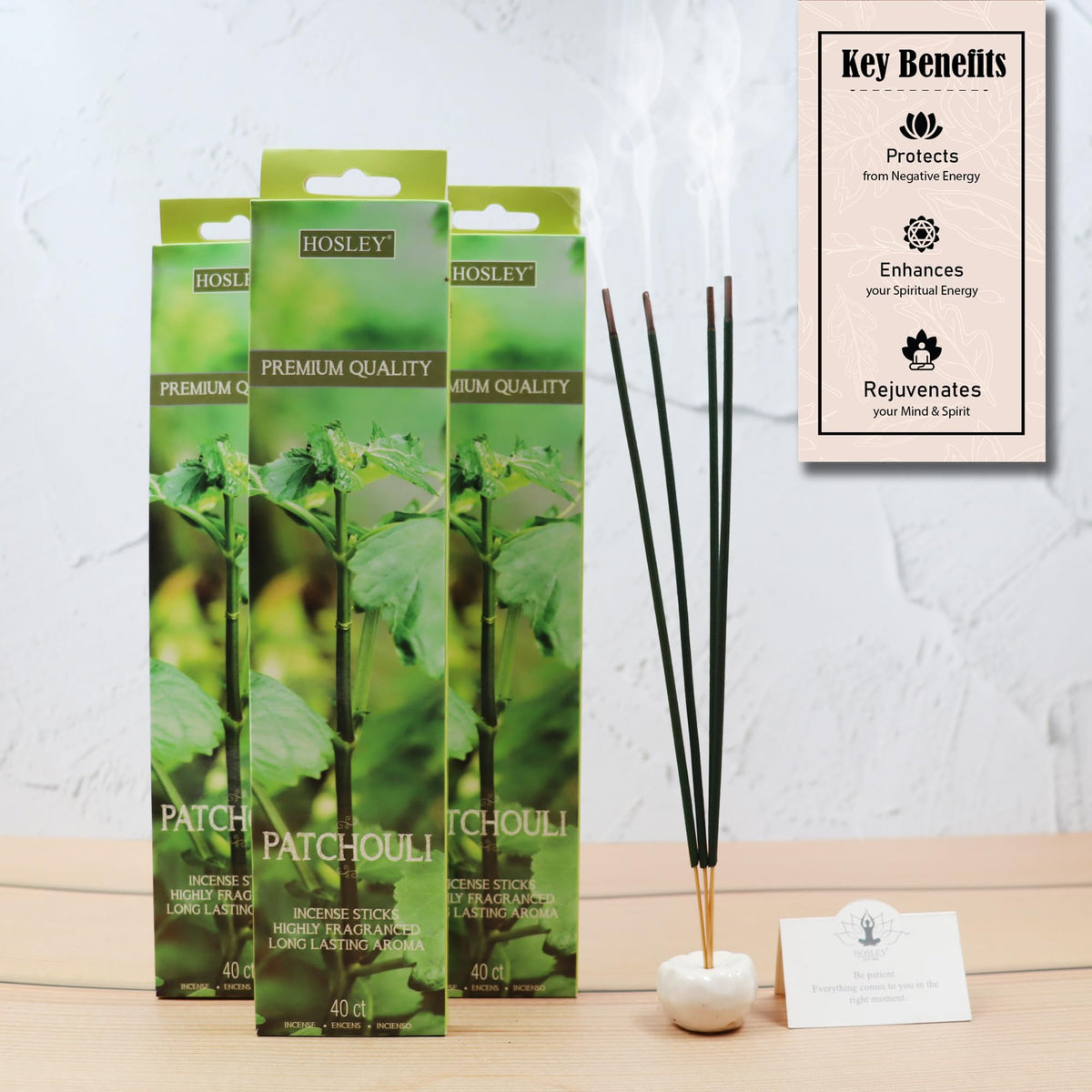 Serenity Patchouli Incense Sticks Essential Oils Infusion for Long-Lasting Aromatherapy Bliss Holistic Relaxation in Every Box Pack of 240 Incense Stick