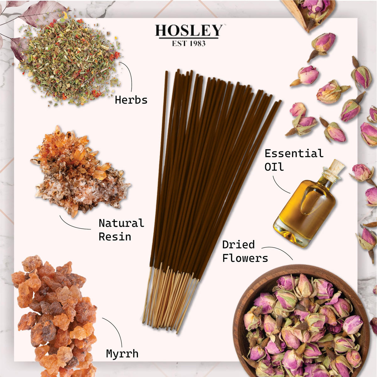 Myrrh Fragances Incense Sticks Essential Oils Infusion for Long-Lasting Aromatherapy Bliss Holistic Relaxation in Every Box Pack of 240 Incense Stick