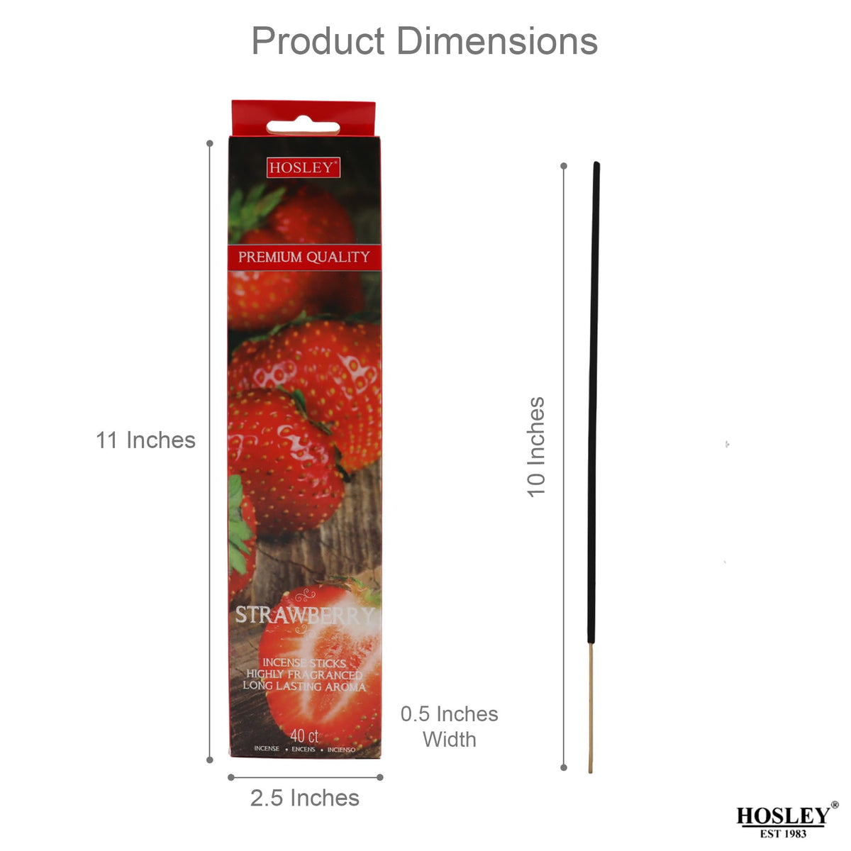 Strawberry Fragrance Incense Sticks Essential Oils Infusion for Long-Lasting Aromatherapy Bliss Holistic Relaxation in Every Box Pack of 240 Incense Stick