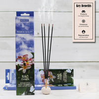 Nag Campa Incense Sticks Essential Oils Infusion for Long-Lasting Aromatherapy Bliss Holistic Relaxation in Every Box Pack of 240 Incense Stick