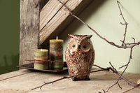 Ceramic Farmhouse Owl Vase, Ideal Gift for Weddings, House Warming, Home Office, Wonderful Accent Piece for Coffee Tables or Side Tables. P1