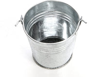 Iron Mini Galvanized Buckets, Set of 6 , 2.25 inches High each,