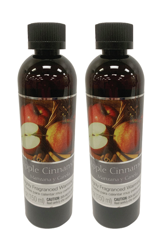 Apple Cinnamon Fragrance Warming Oil, Set of 2,  5oz Each