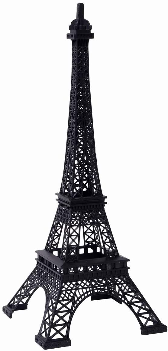 15 Tall Tabletop Iron Eiffel Tower Exquisite French-Inspired Home Decor Accent Sturdy Iron Construction Ideal for Tabletops,Shelves,and Mantels Enthusiasts and Home Decor