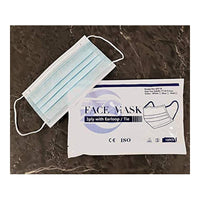HOSLEY®  Face Mask Disposable 3-Ply with Ear-loop, Bulk 10 PACK,