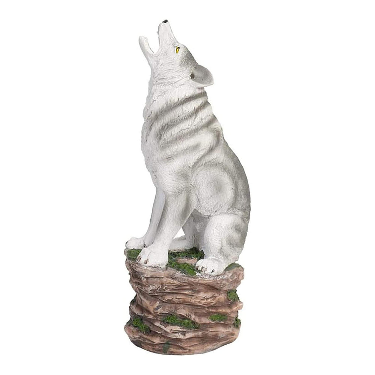 HOSLEY®  Resin Smoking Wolf Incense Cone Holder,  12 inches High each