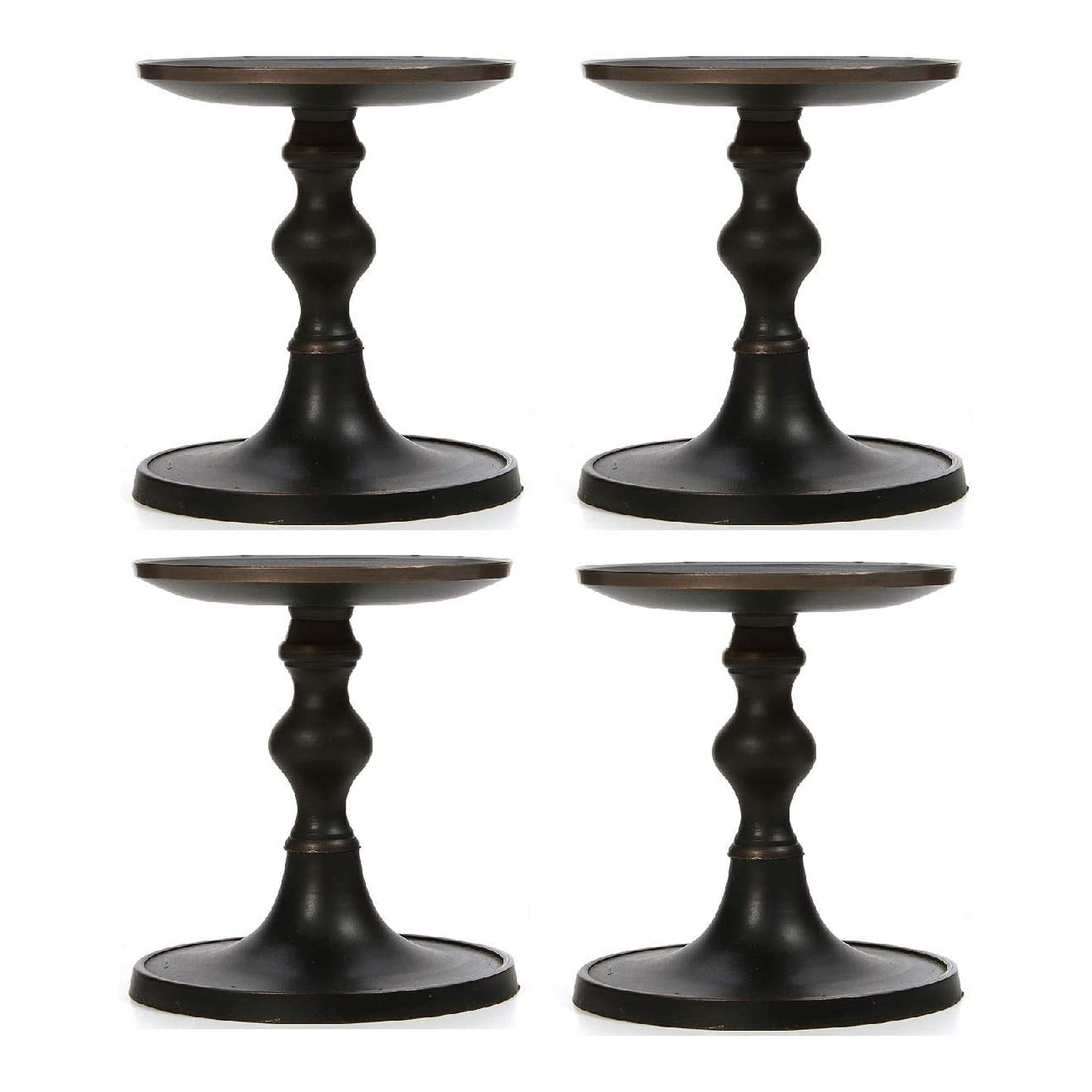 Candle Holders, Dark Bronze (Set of 5)