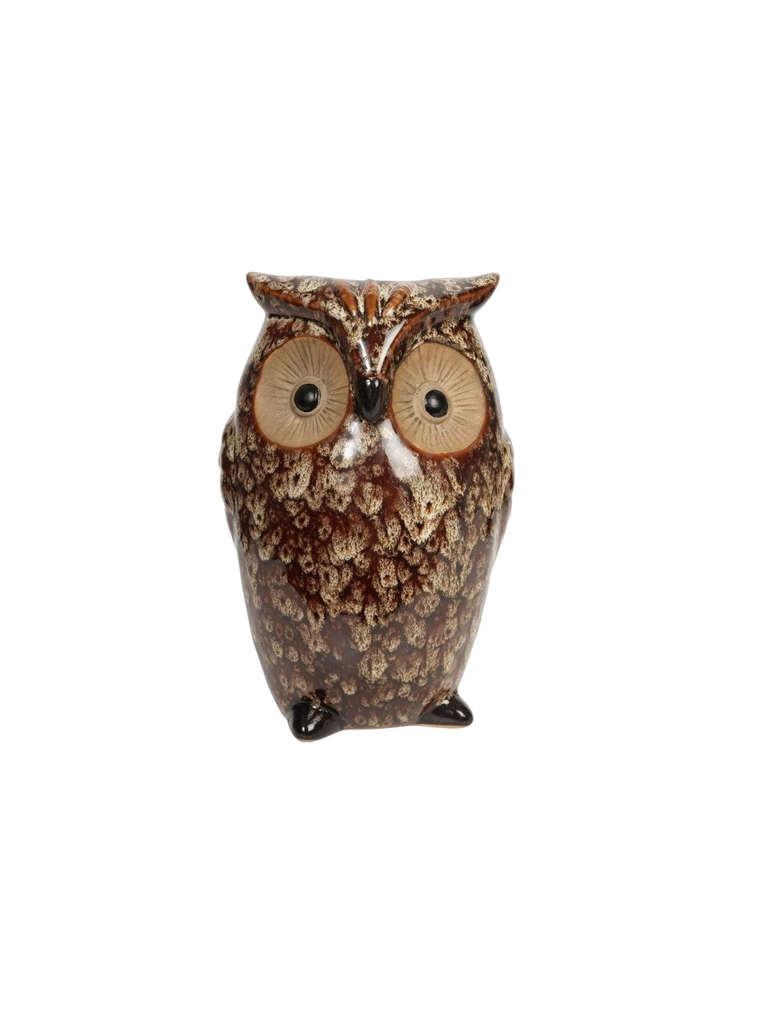 Ceramic Farmhouse Owl Vase, Ideal Gift for Weddings, House Warming, Home Office, Wonderful Accent Piece for Coffee Tables or Side Tables. P1