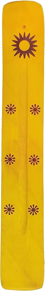 Wooden Incense Burner | Yellow