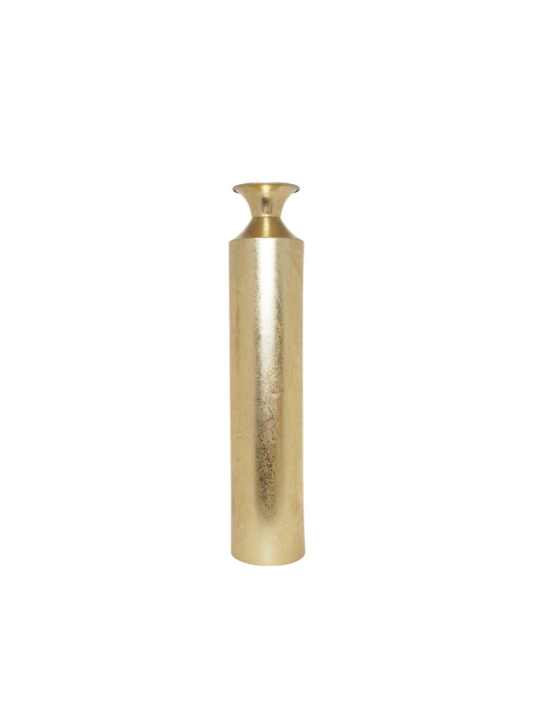 Decorative Gold Metal Tall Floor Vase. Ideal Gift for Weddings Party Spa Reiki Meditation Settings O5 (27.25 High)