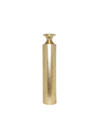 Decorative Gold Metal Tall Floor Vase. Ideal Gift for Weddings Party Spa Reiki Meditation Settings O5 (27.25 High)