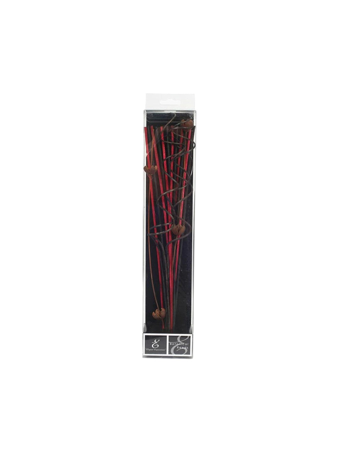 12.5 High Botanical Farmhouse Diffuser Reeds - Red and Black. Ideal Gift for Wedding, Party, DIY, Crafting, Reiki, Chakra, Spa, Aromatherapy O7