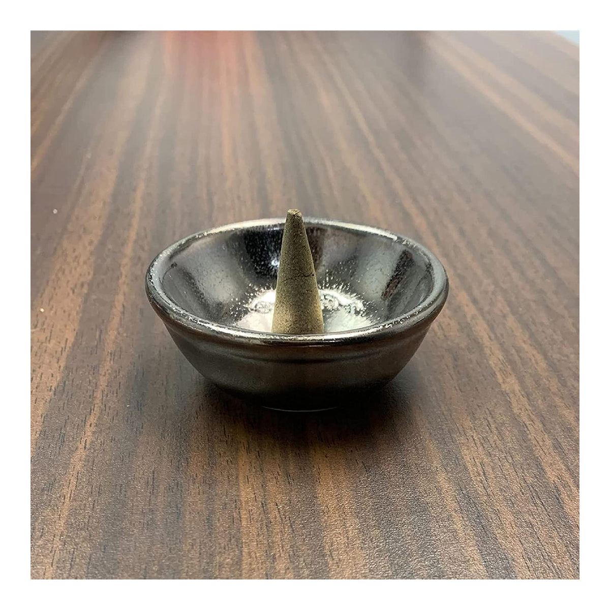 HOSLEY®  Ceramic Incense Cone Holder, Set of 6, 2.5 inches Diameter each