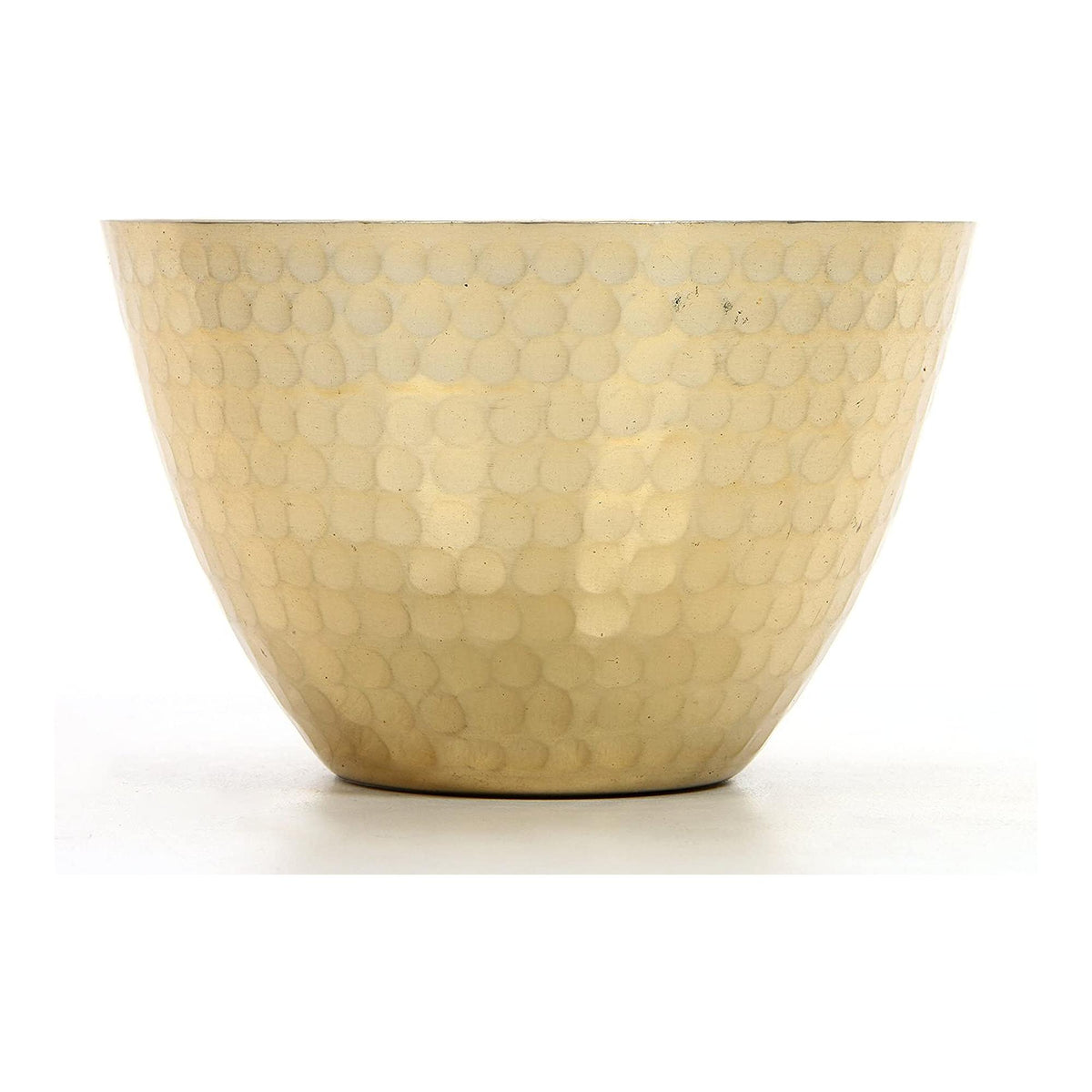 HOSLEY®  Metal Hammered Filled Candle, Lemon Thyme Scented Gold Finish, 4.5 inches Diameter