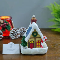 Christmas House Incense Cone Holder | Apple Cinnamon