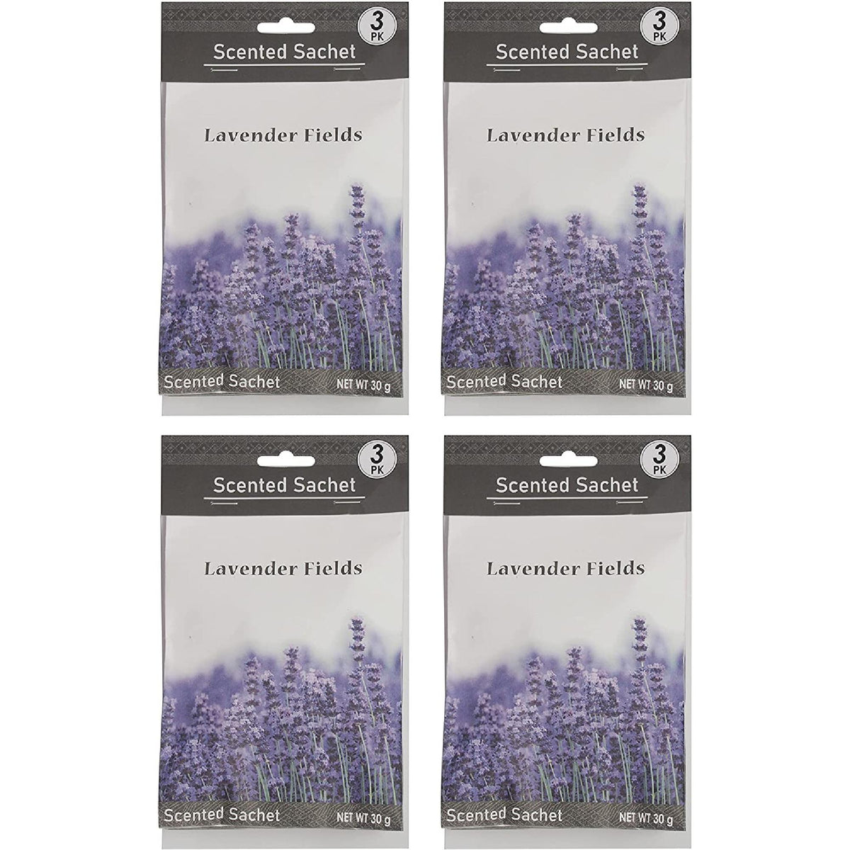 HOSLEY® Lavender Fields Scented Sachet - Set of 12, 1 oz Each