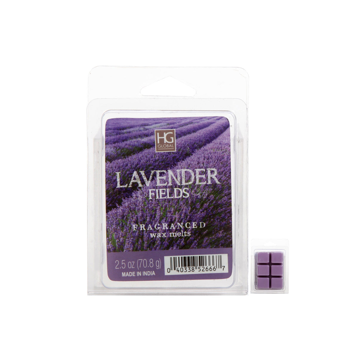 Lavender Fields Scented Wax Cubes Melts 2.5 Ounce. Hand Poured Wax Infused with Essential Oils. Perfect for Everyday Use Wedding Special Events Aromatherapy Spa Reiki Meditation O4