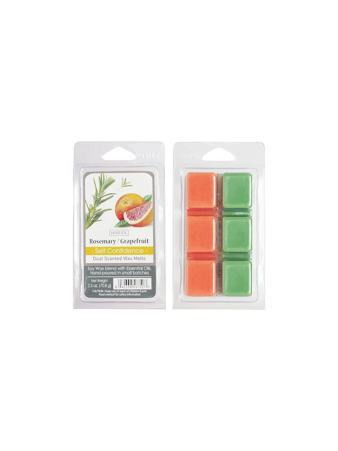 Rosemary Grapefruit  Wax Cubes,  Set of 6,  2.5oz each