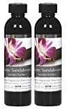 Set of 2 Exotic Sandalwood Fragrance Warming Oils 5 Ounce Ideal Gift for Weddings Spa Reiki Meditation Bathroom Settings P1