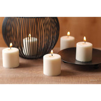 HOSLEY®  Unscented Votive Candles, White color, Set of 30