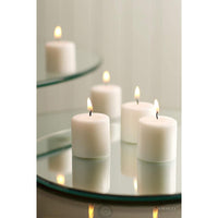 HOSLEY®  Unscented Votive Candles, White Color, Set of 360