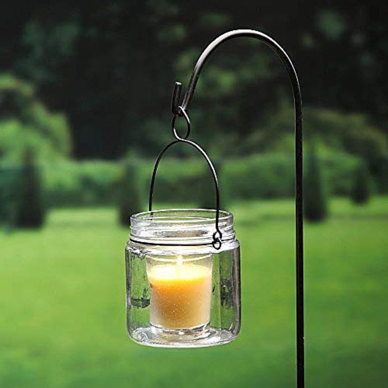 HOSLEY®  Citronella, Rosemary, Sage, Lemon Grass Fragrance blend Filled Glass Votive Candles, Set of 3, 4 oz each