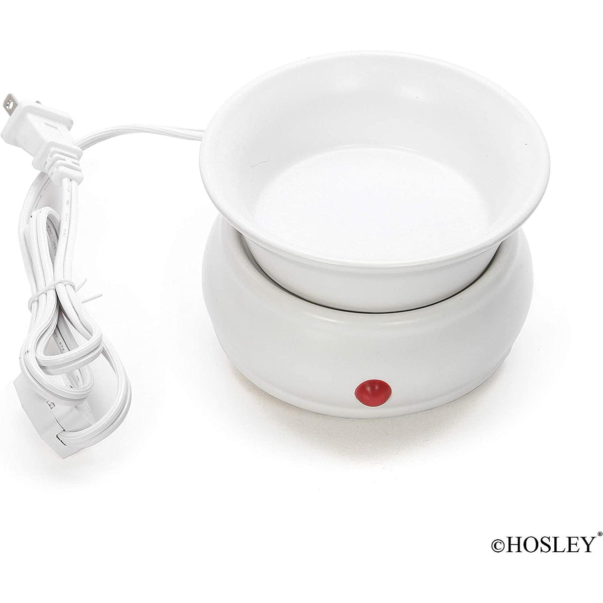 HOSLEY®  Ceramic Electric Candle Warmer, White  Color
