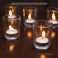 HOSLEY®  Clear Glass Votive/Tea Light Candle Holders, Set of 72