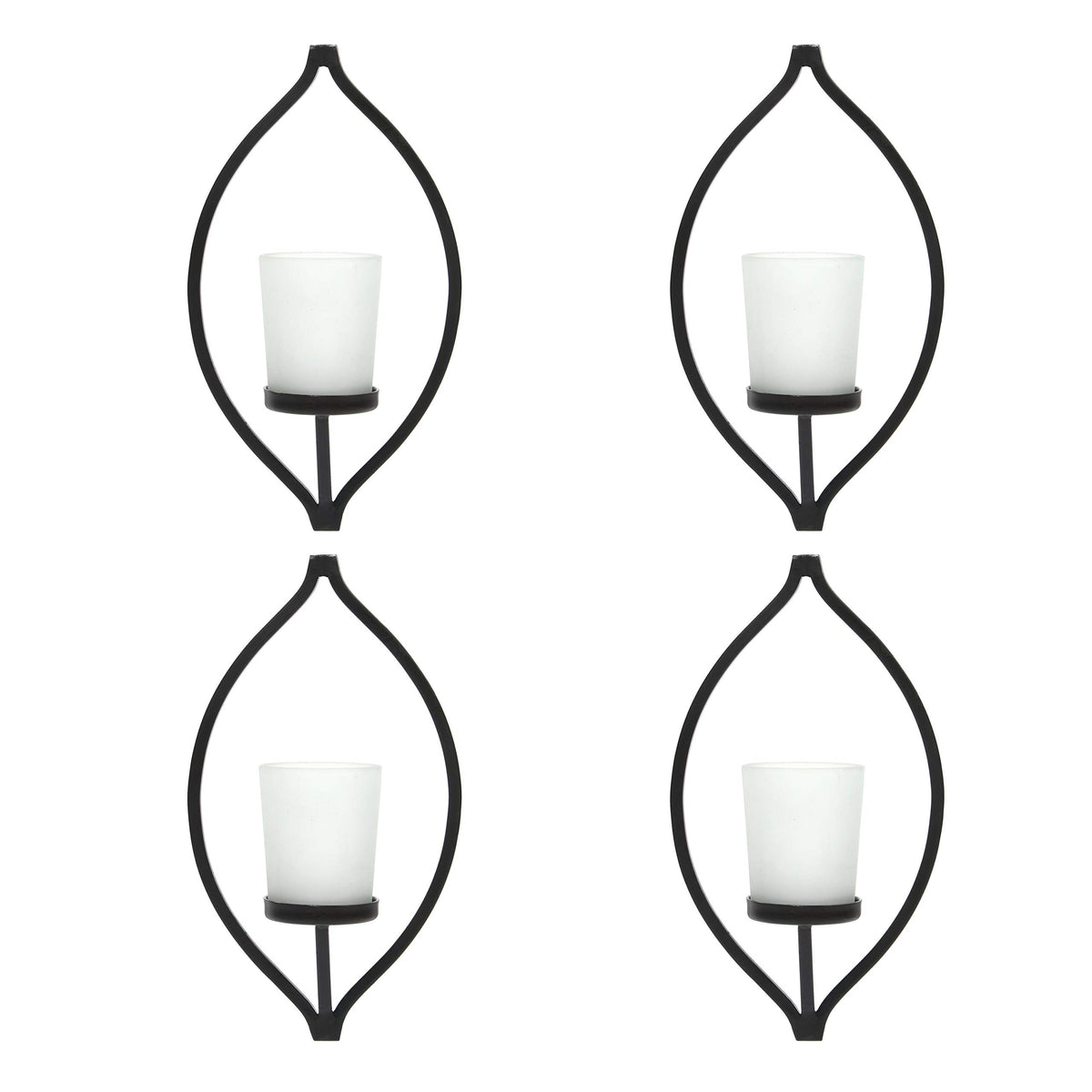 HOSLEY® Iron Wall Sconce, Set of 4,  7 Inches High