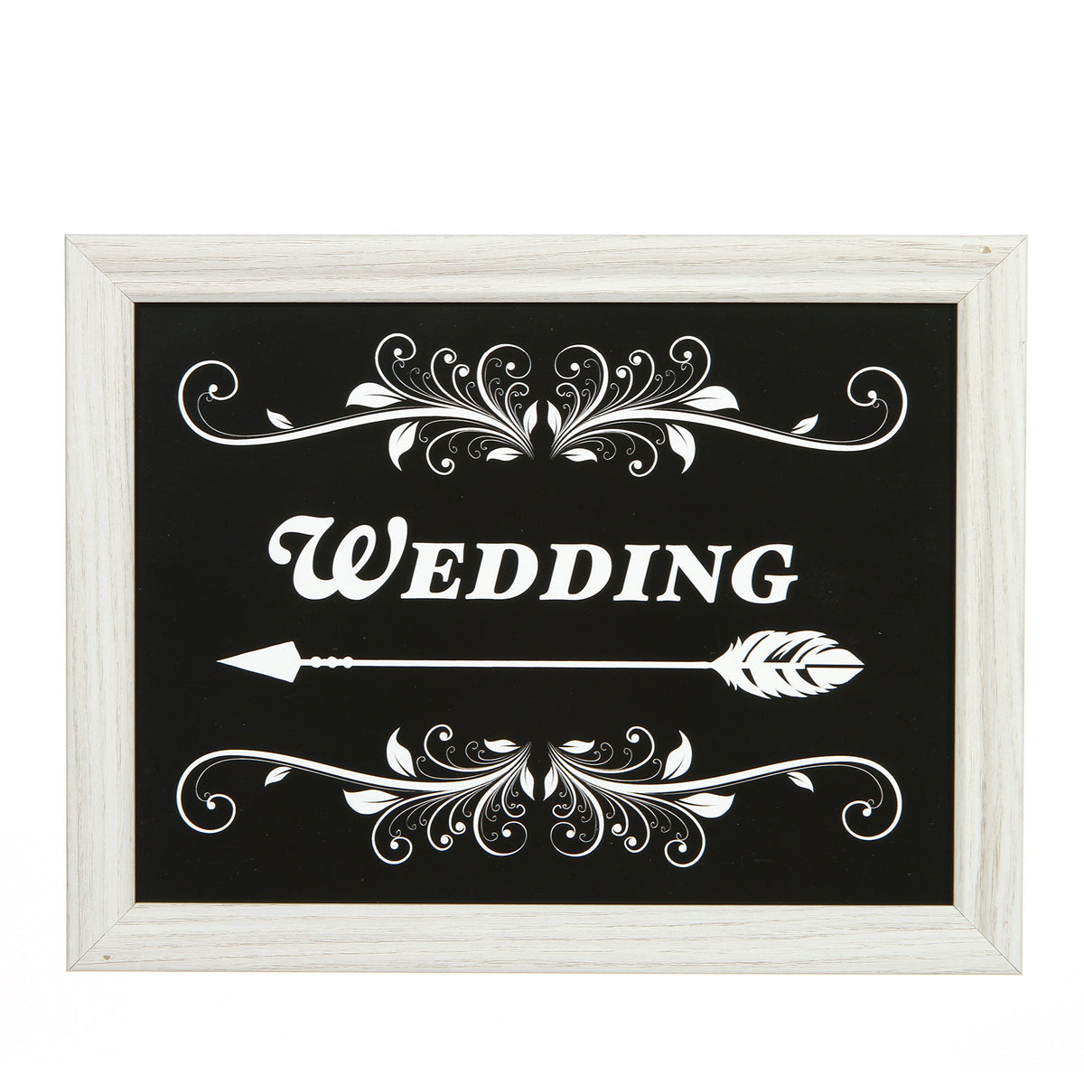 HOSLEY®  Wood Farmhouse Wedding Signage, 11.5 inches Long
