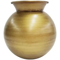 HOSLEY®  Metal Traditional Vase, Gold Finish, 8.25 Inches  High