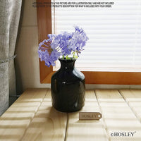 HOSLEY® Ceramic Bud Vase , Black Glazed, Set of 2, 5 Inches High each