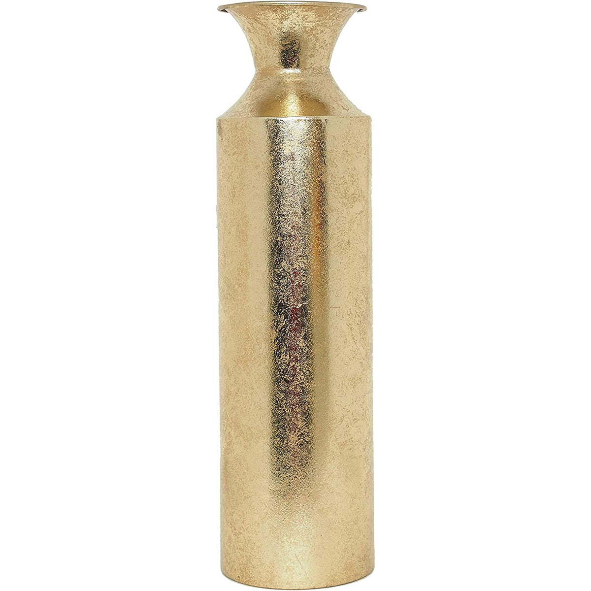HOSLEY® Metal Tall Floor Vase, Gold Finish, 21.75 Inches High