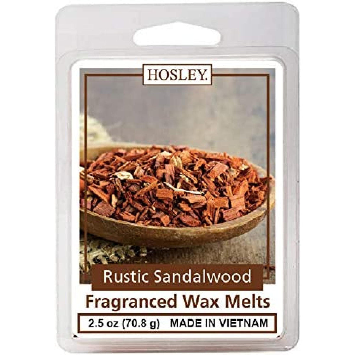 HOSLEY® Sandalwood Wax Cubes Melts, 2.5 Ounces Each